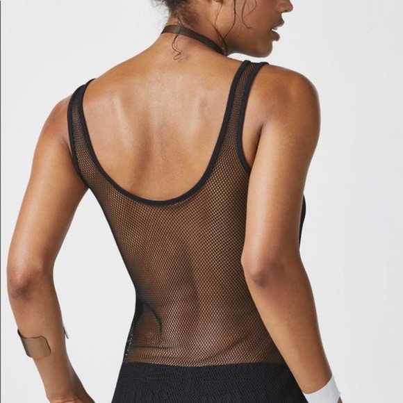 Fabletics [ Black Mesh ] FREE SHIPPING!  “Maddison” - Picture 2 of 4